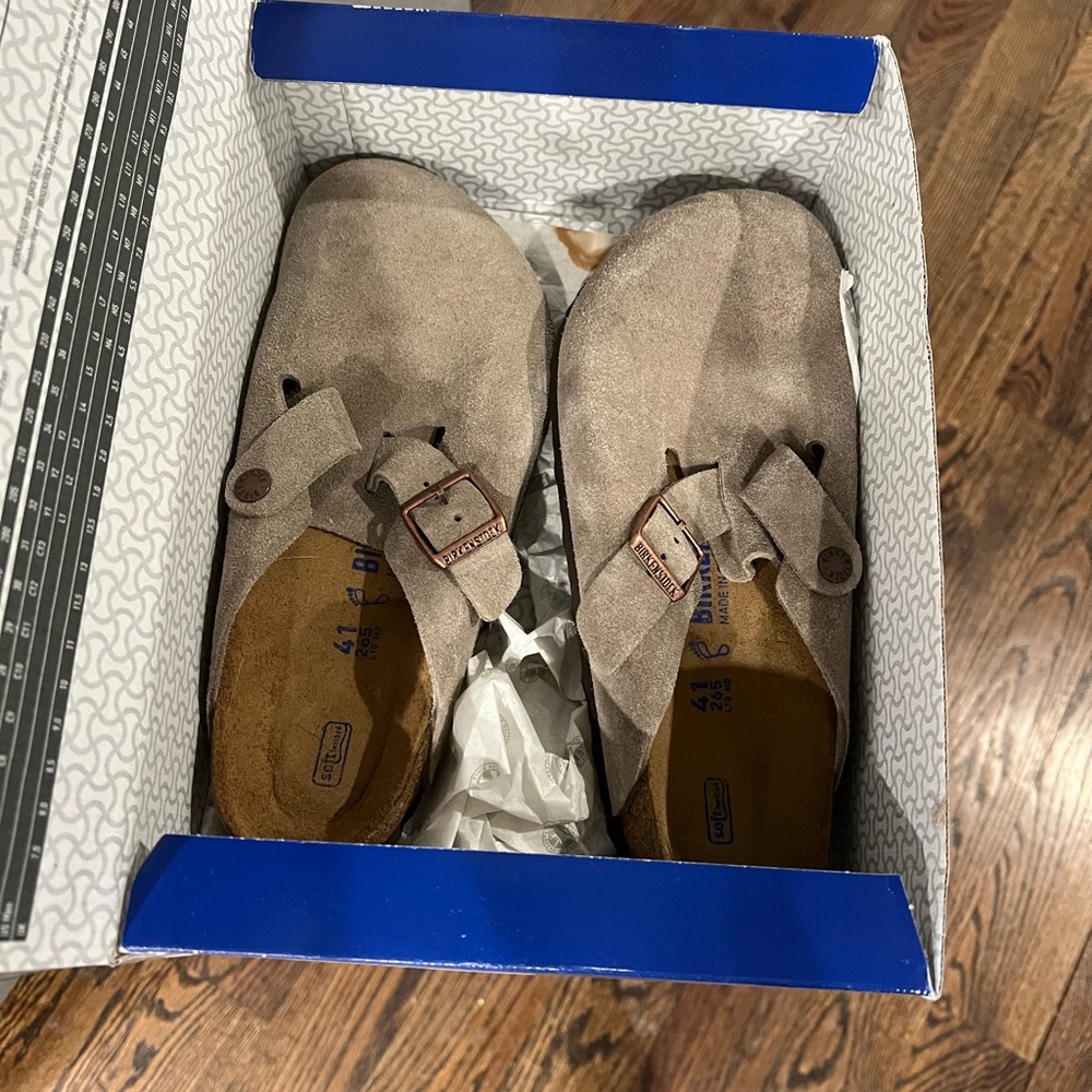 Boston Birkenstock in Taupe